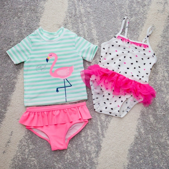 baby girl swim set